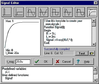 User Defined Excitation (ARB) Editor