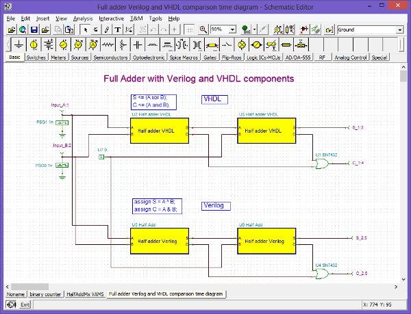 Digital Verilog Simulation