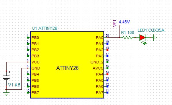 Circuit with the above C-code